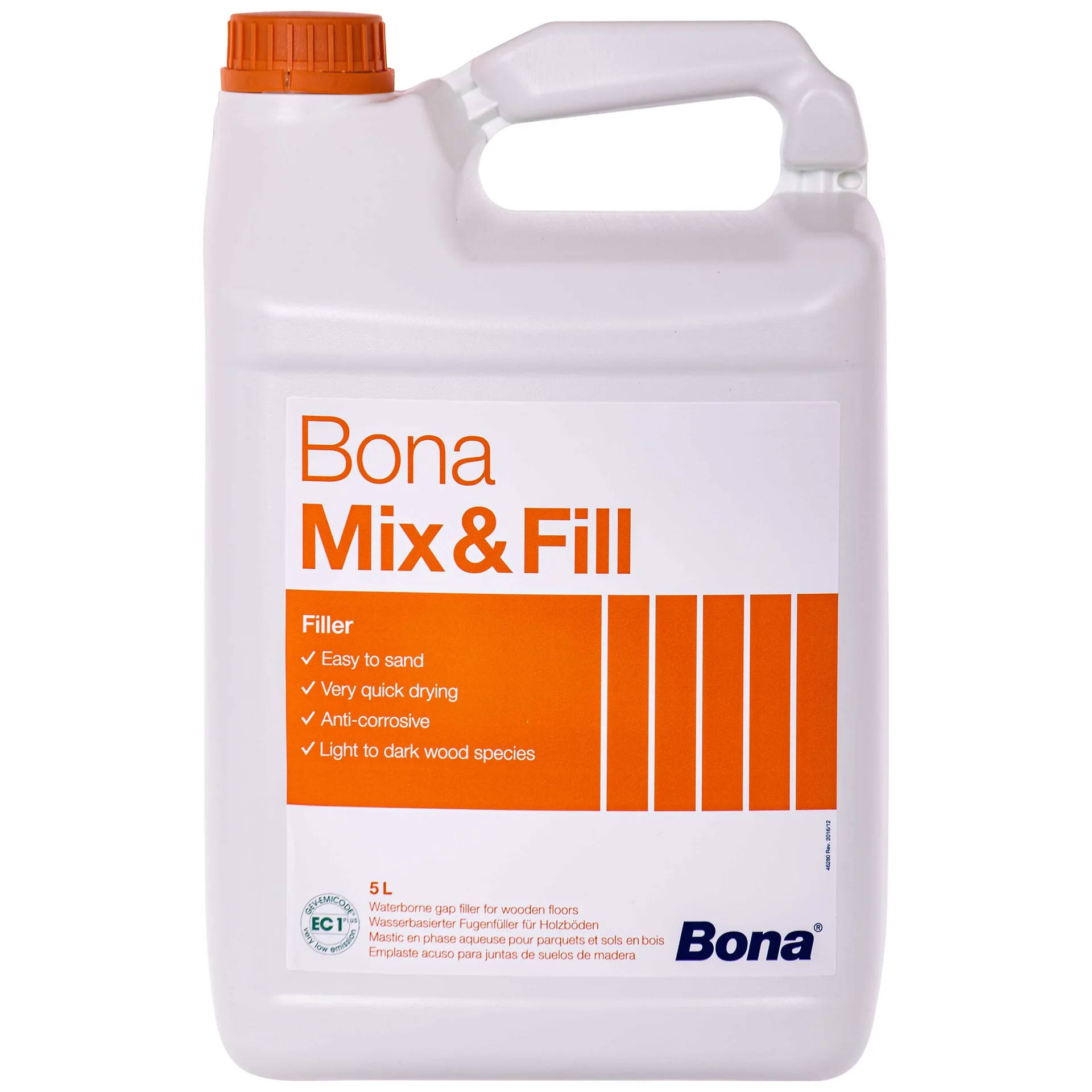 Szpachla do parkietu, wypełniacz do fug parkietu, BONA Mix & Fill 5 Liter