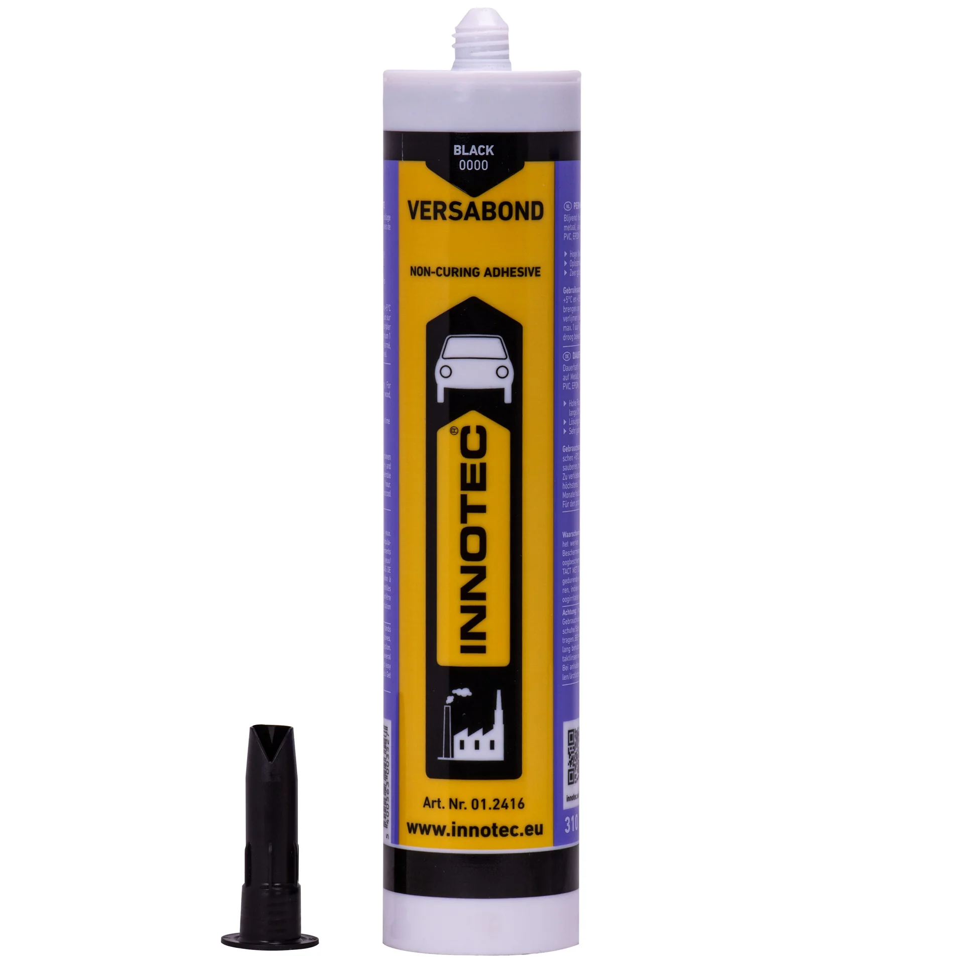 Masa uszczelniająca czarna, uszczelniacz do karoserii, 310 ml
