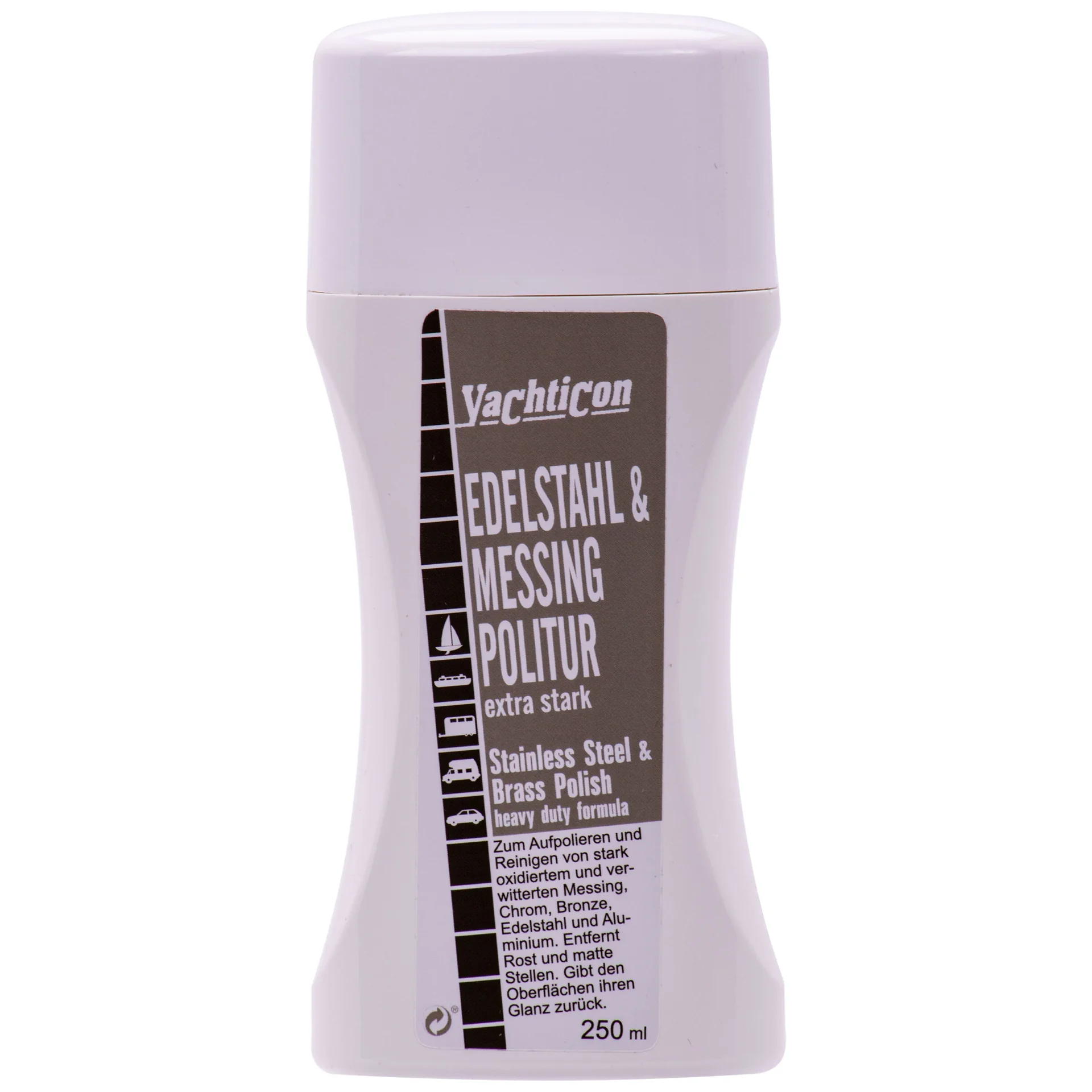 Pasta do polerowania metalu, politura do metalu, 250 ml extra stark, środek do czyszczenia mosiądzu