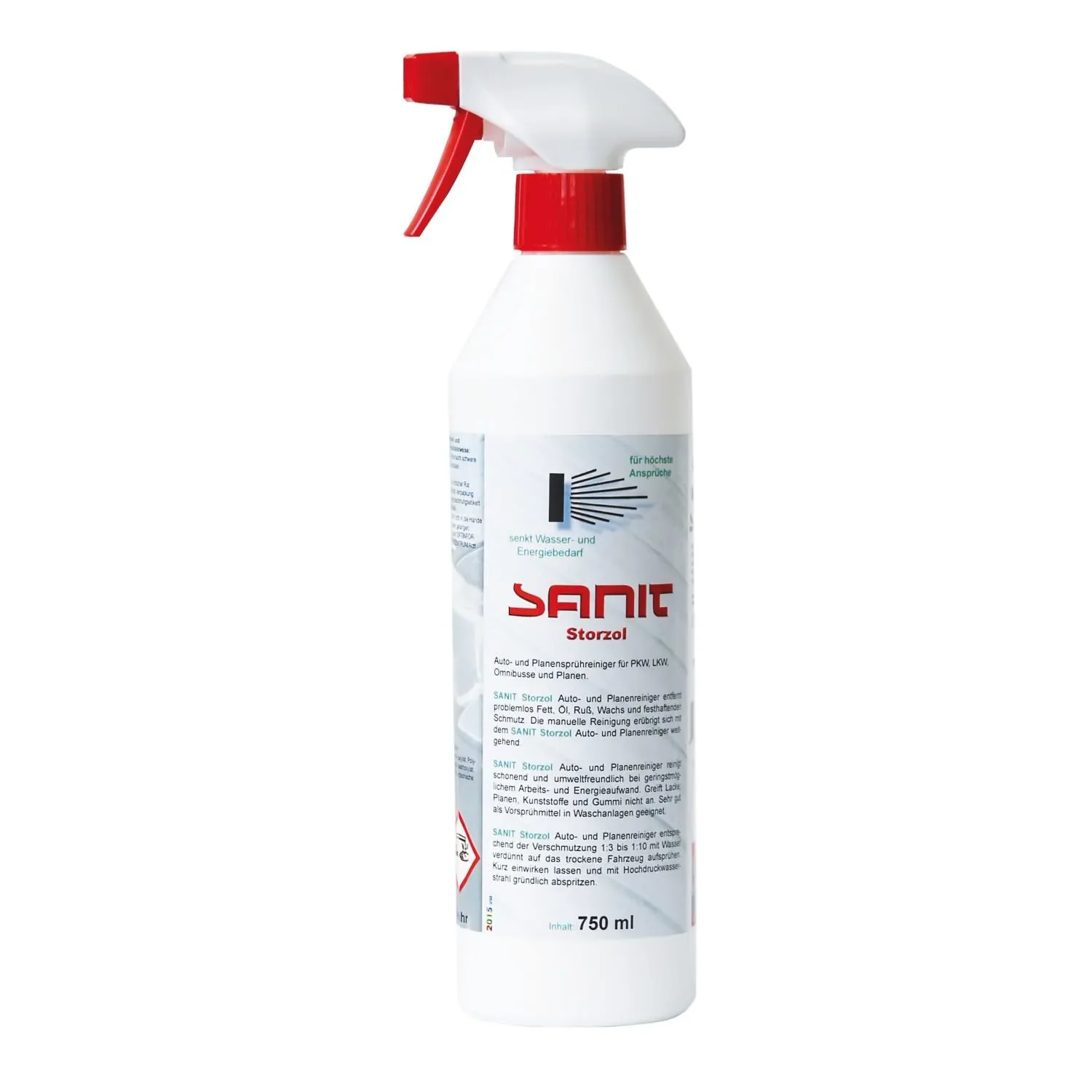 Środek do czyszczenia plandek, samochodów ciężarowych, płyn do mycia plandek, 750 ml