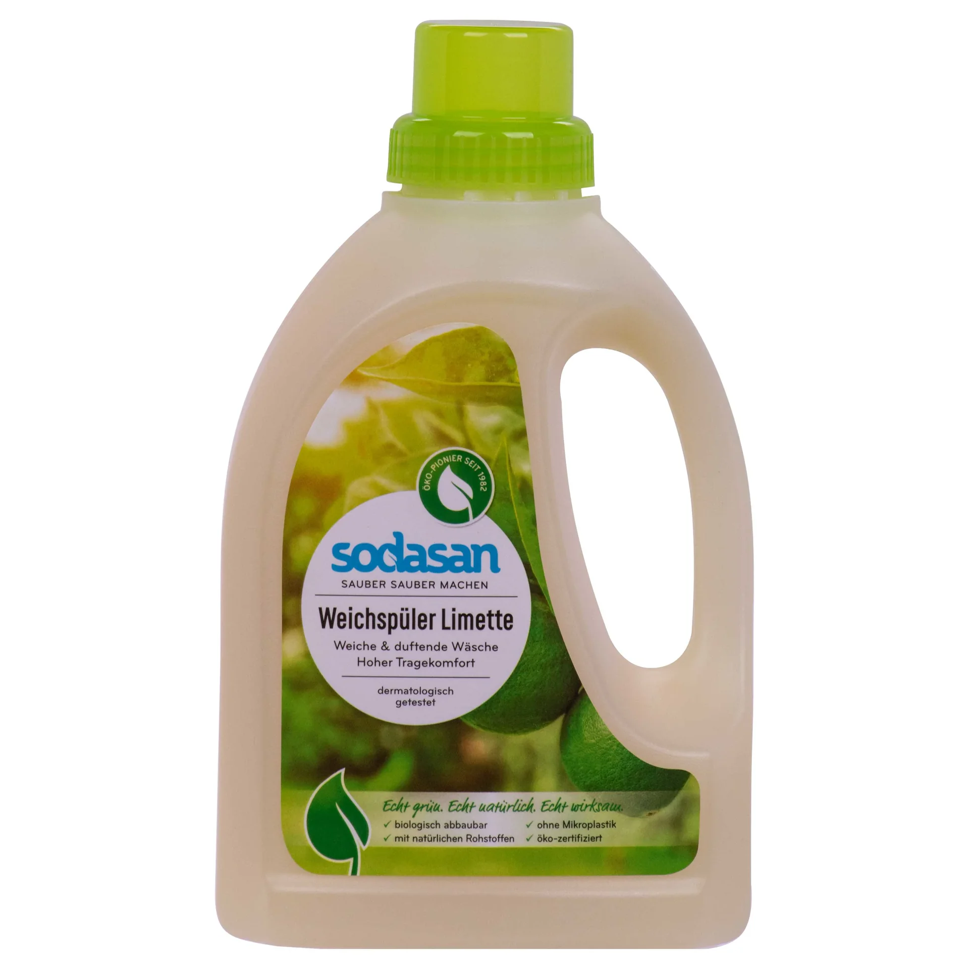 Płyn do płukania tkanin, płyn do płukania, limetkowy, 750 ml, ekologiczny, naturalny