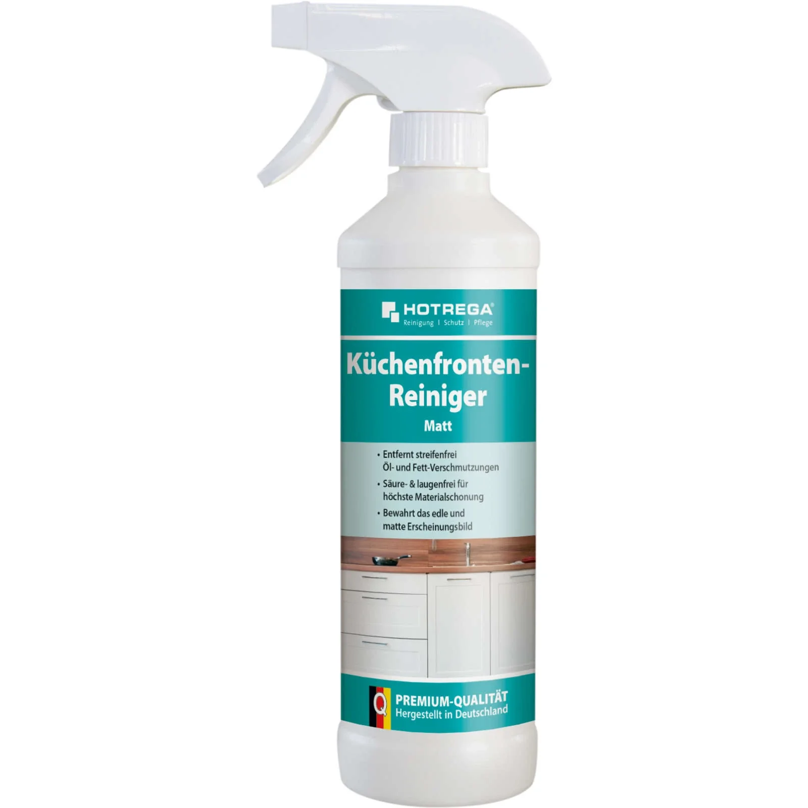 Środek do czyszczenia frontów kuchennych, płyn do czyszczenia frontów kuchennych, 500 ml mat