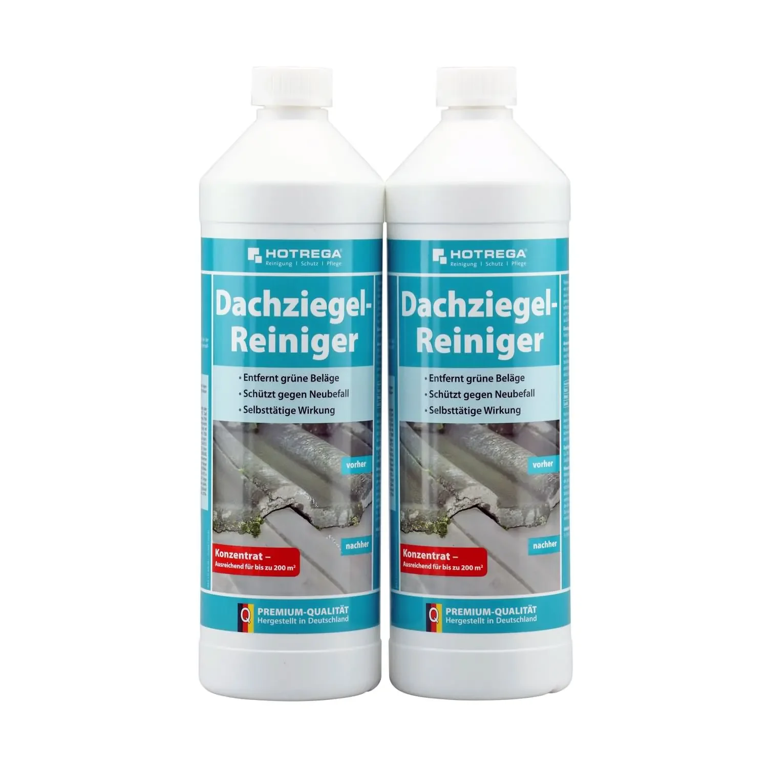 Preparat do czyszczenia dachówki, koncentrat 2 x 1 Liter, środek do czyszczenia dachówki