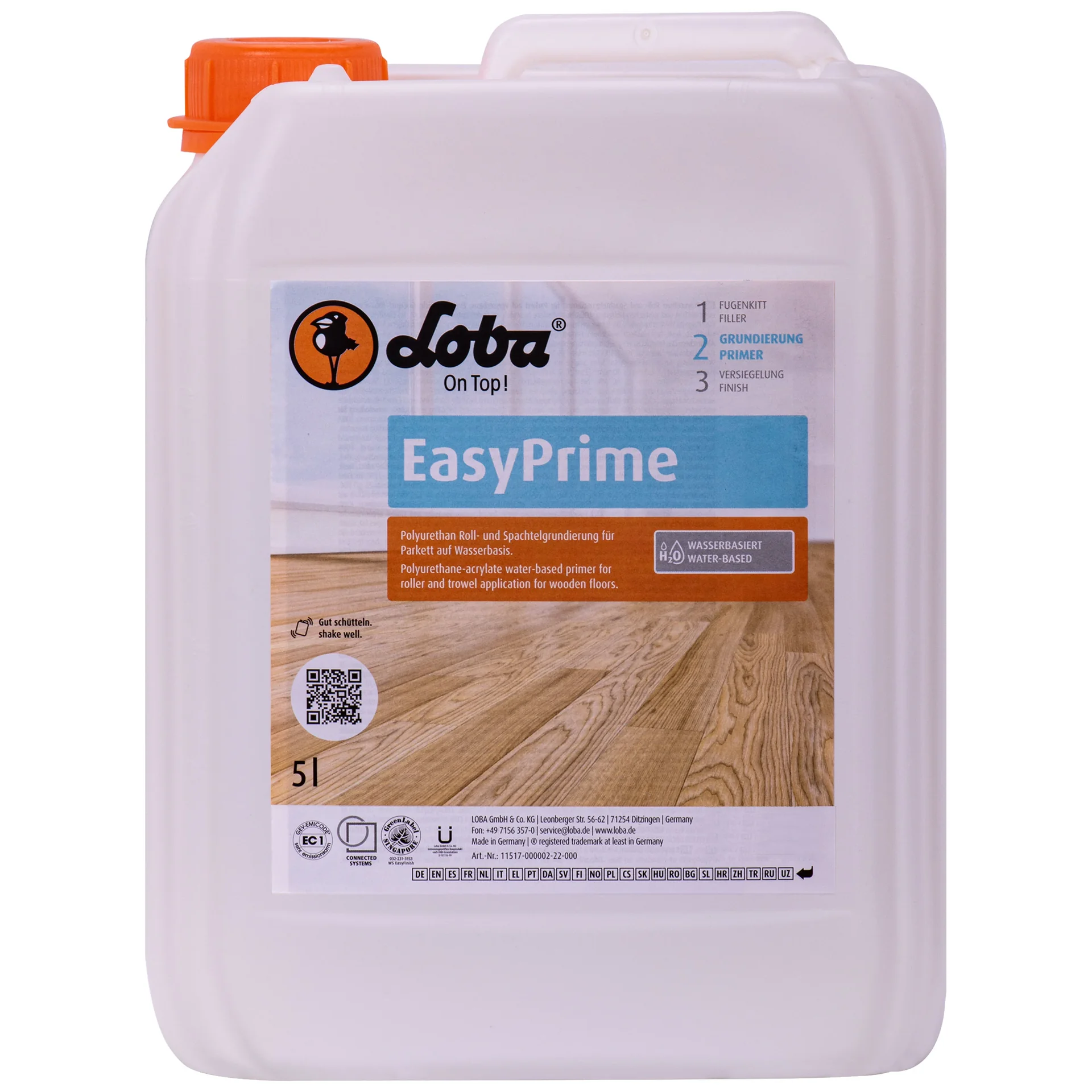 LOBA EasyPrime 5 litrów, podkład pod podłogę drewnianą