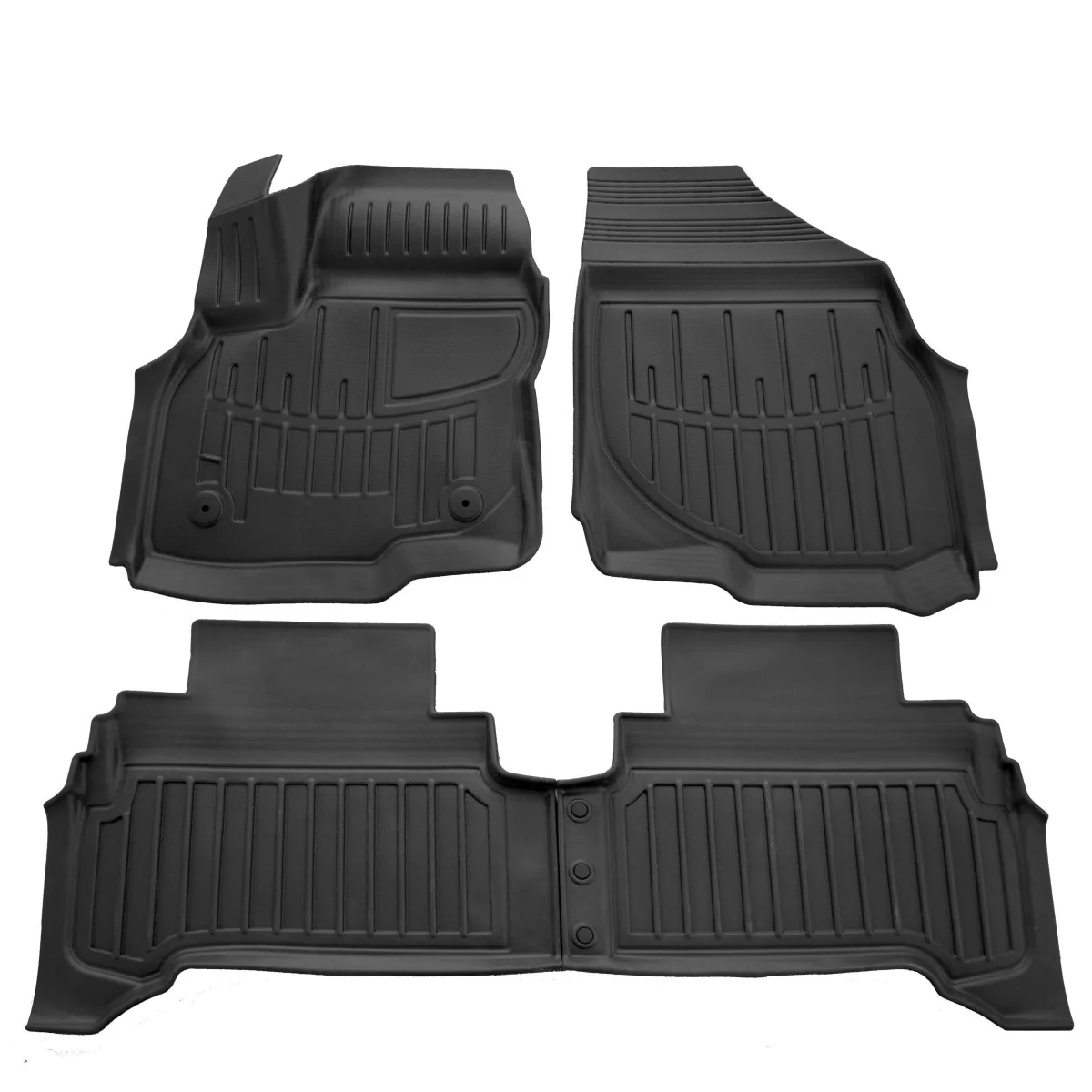 Dywaniki gumowe Chevrolet Bolt (2016-2023), z poliuretanu, z oryginalnymi mocowaniami