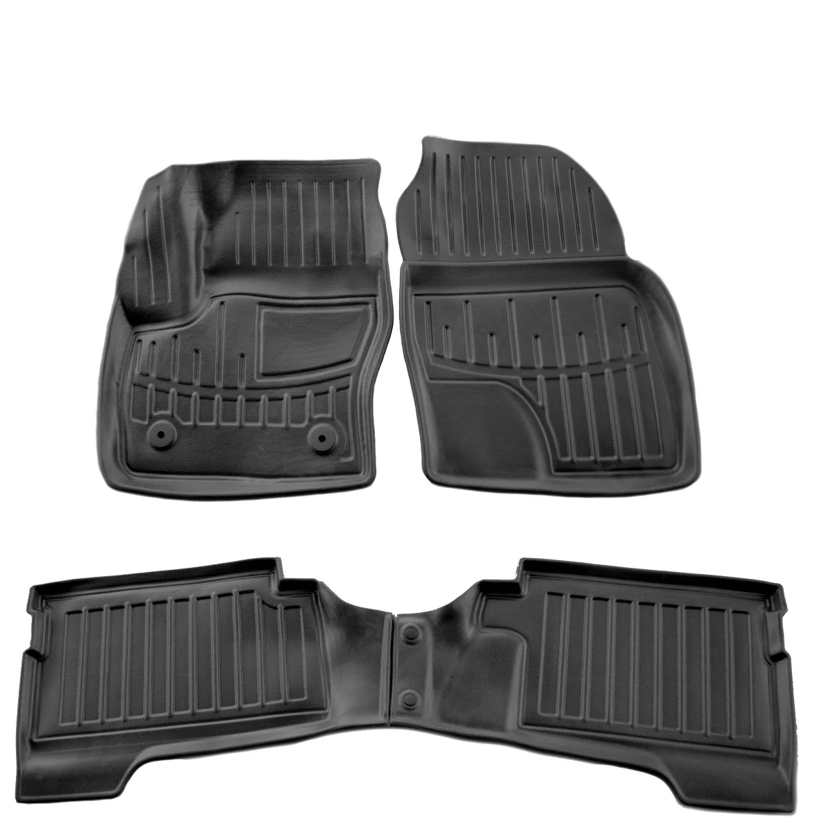 Dywaniki samochodowe, dywaniki gumowe FORD C-Max (Hybrid) (2010-2019), 3D, pasujące dywaniki do samochodu