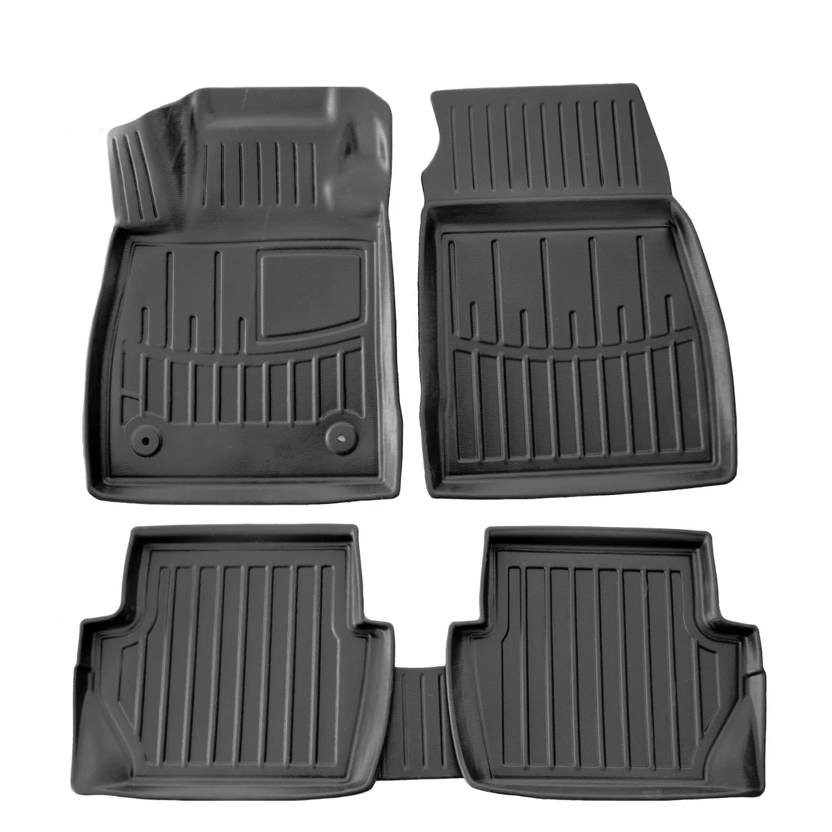 Dywaniki gumowe Ford Fiesta, 3D, pasujące, bezzapachowe, antypoślizgowe, samochodowe