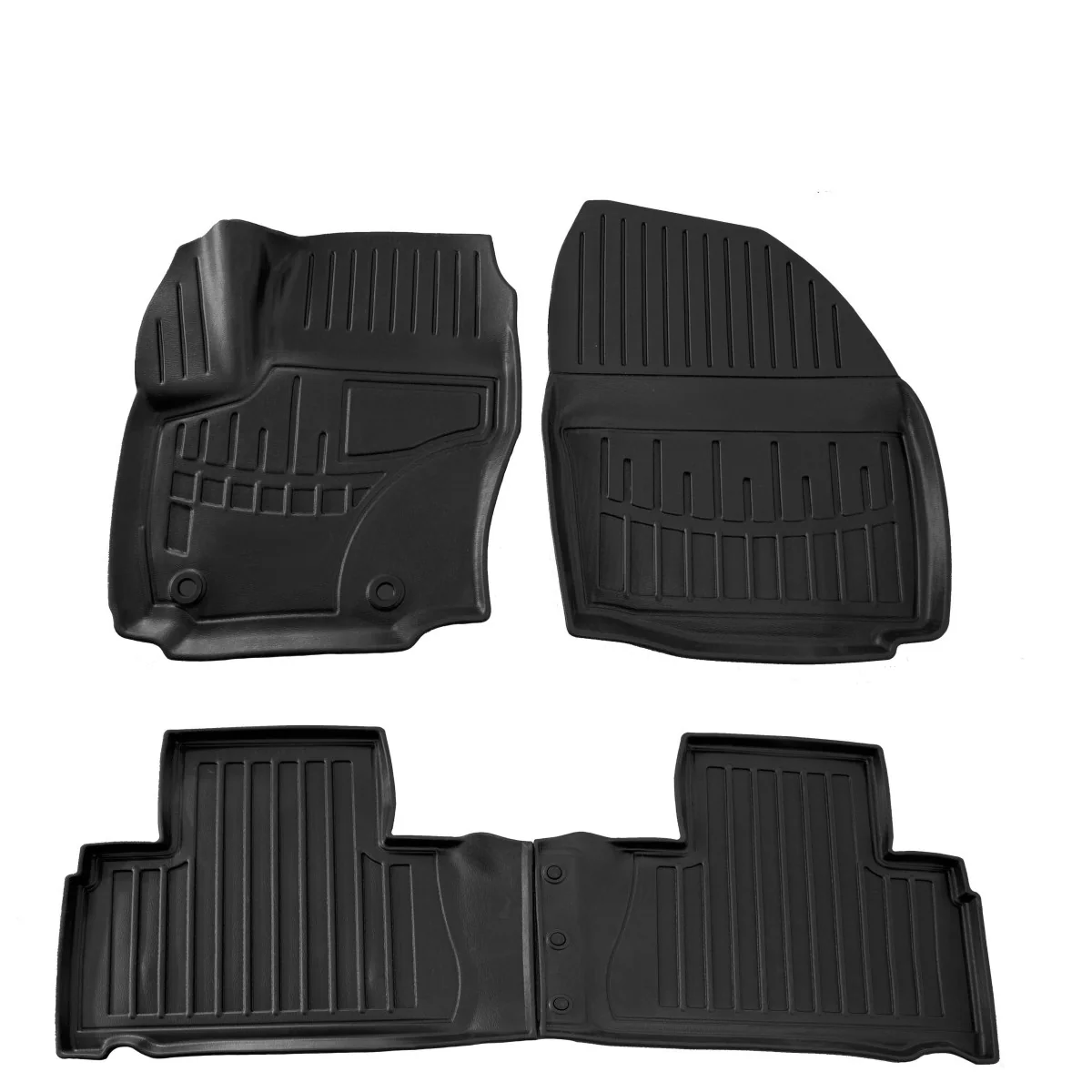 Dywaniki gumowe samochodowe, 3D z wysokim rantem, Ford Galaxy WA6 (2006-2015), OWAL Clips
