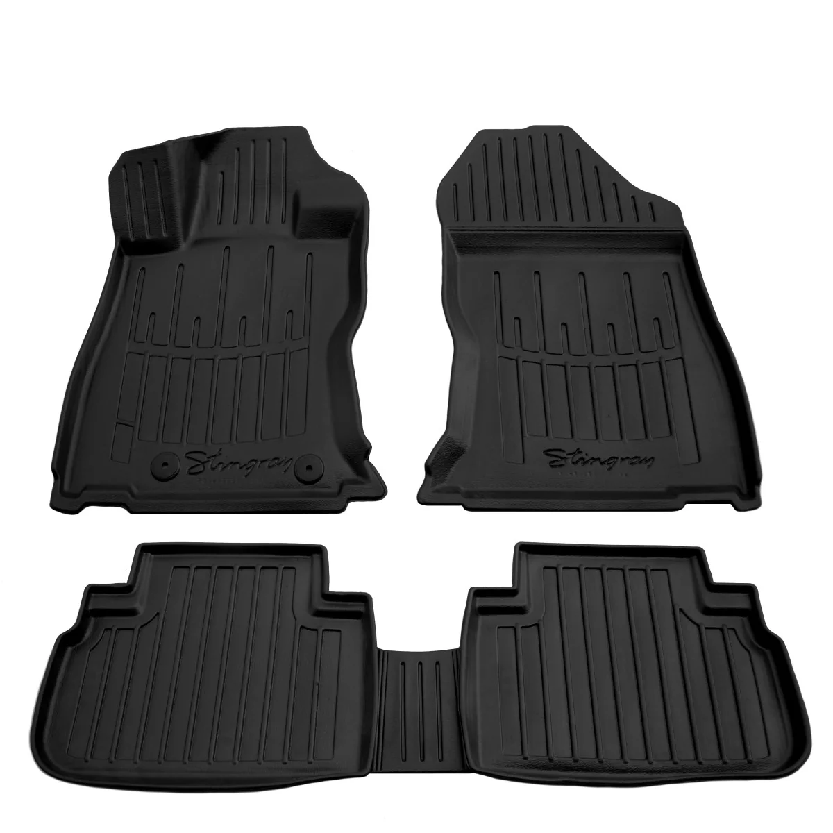 Dywaniki samochodowe 3D do Subaru Forester (SK) (2018+), passgenałe, wysoki rant, poliuretanowe