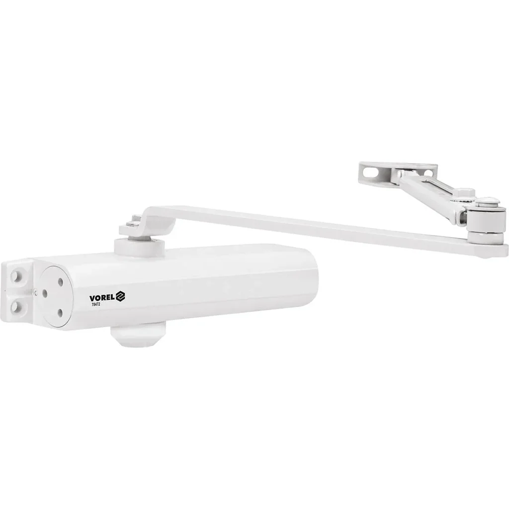 Silent Door Closer - Interior door closer - up to 85 kg - White