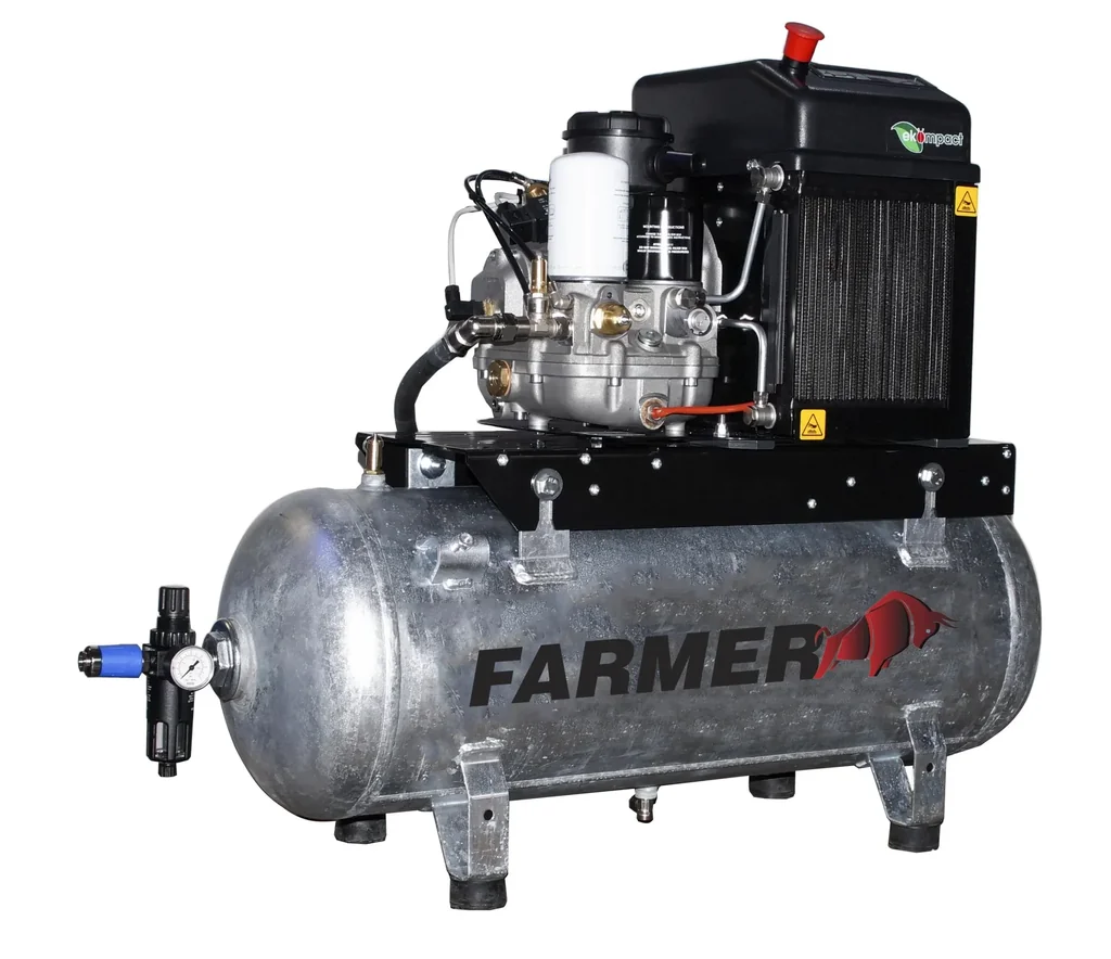 Screw compressor Compack 3-90L PRO horizontal-400 Volt, galvanized