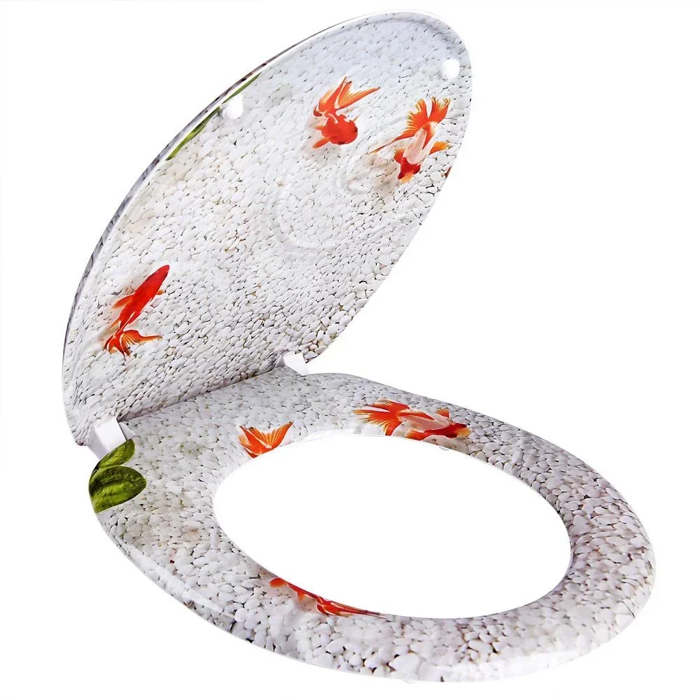Duroplast toilet seat fishes