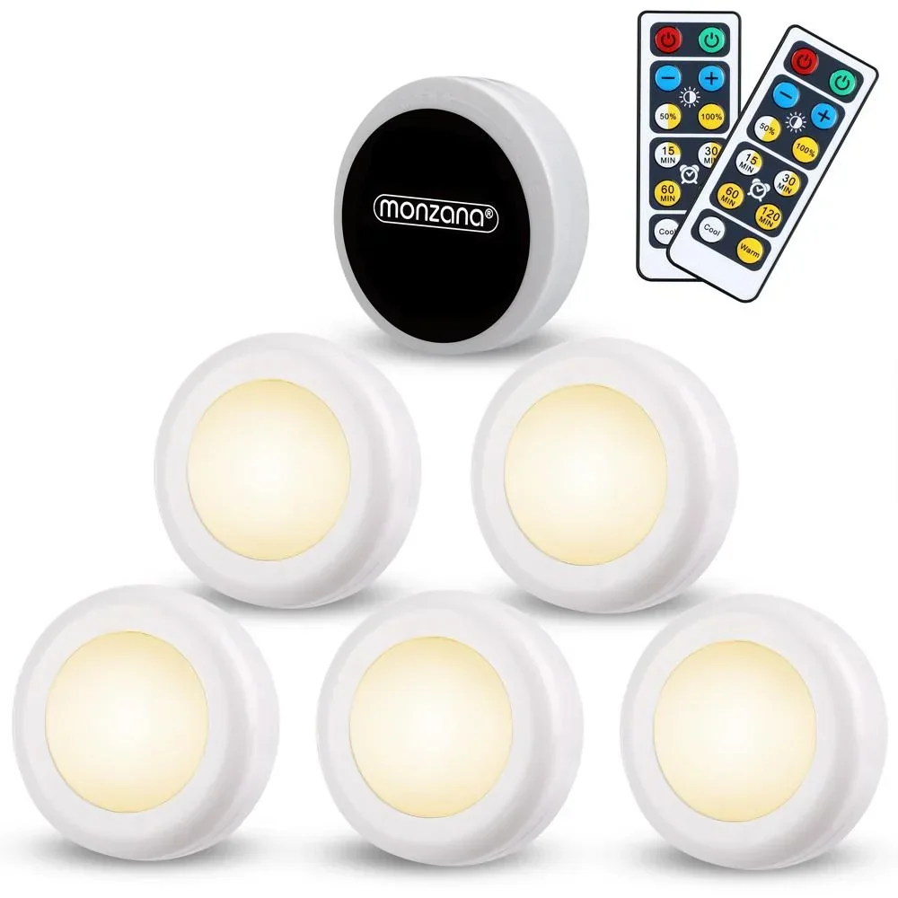 LED-Lamp 6er-Set Skab White mit Fernbedienung