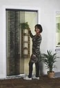 Insect protection slatted curtain with drawstring, 94 x 220 cm, 4 slats