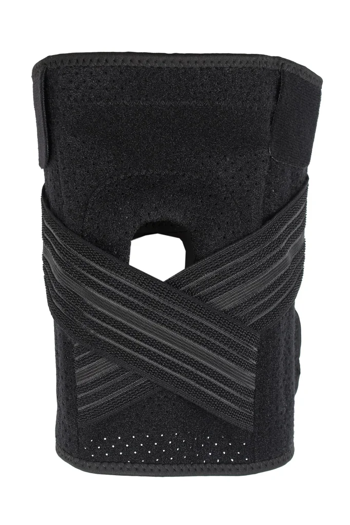 Active knee support with Velcro fastener “Flexitek”, universal size, black