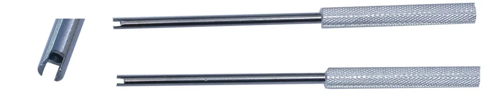 Tire valve tool, 2-piece