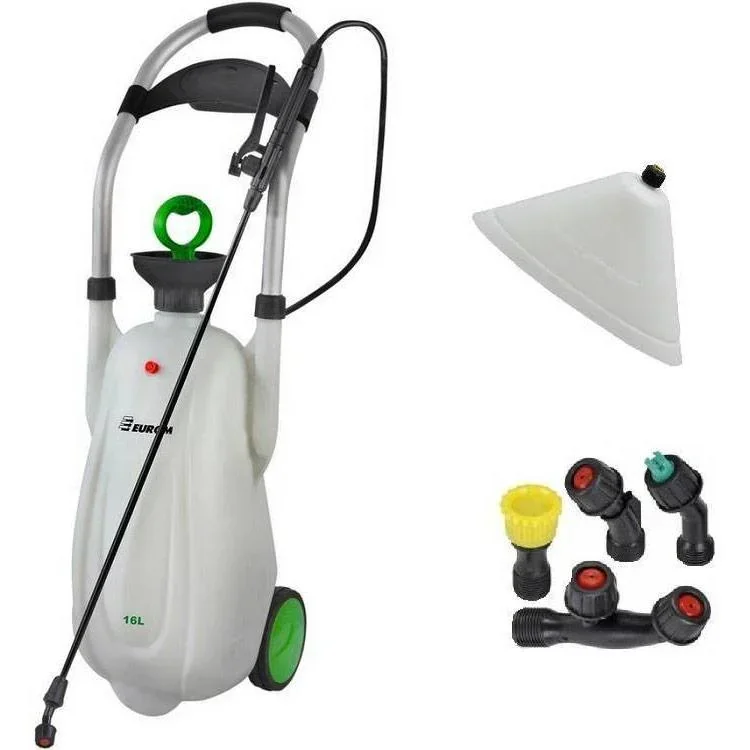 Eurom trolley sprayer pressure sprayer 16 litre weed sprayer