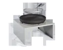 Modern fire bowl with grill grate