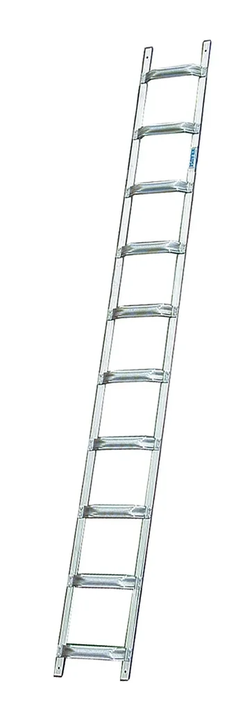 Roof ladder, 10 rungs, aluminum - width 37, length 280 cm