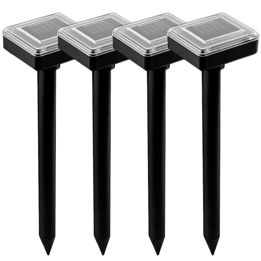 Mole deterrent set of 4 solar energy