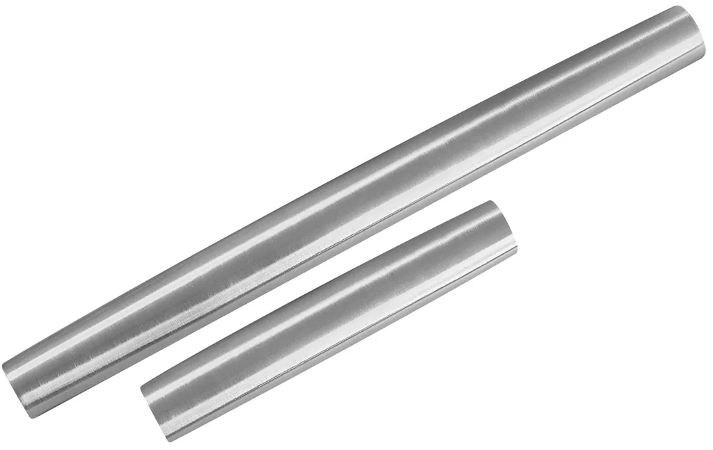 Stainless steel rolling pins, set of 2