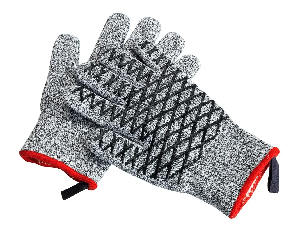 Heat and cut protection gloves, men's size, 1 pair