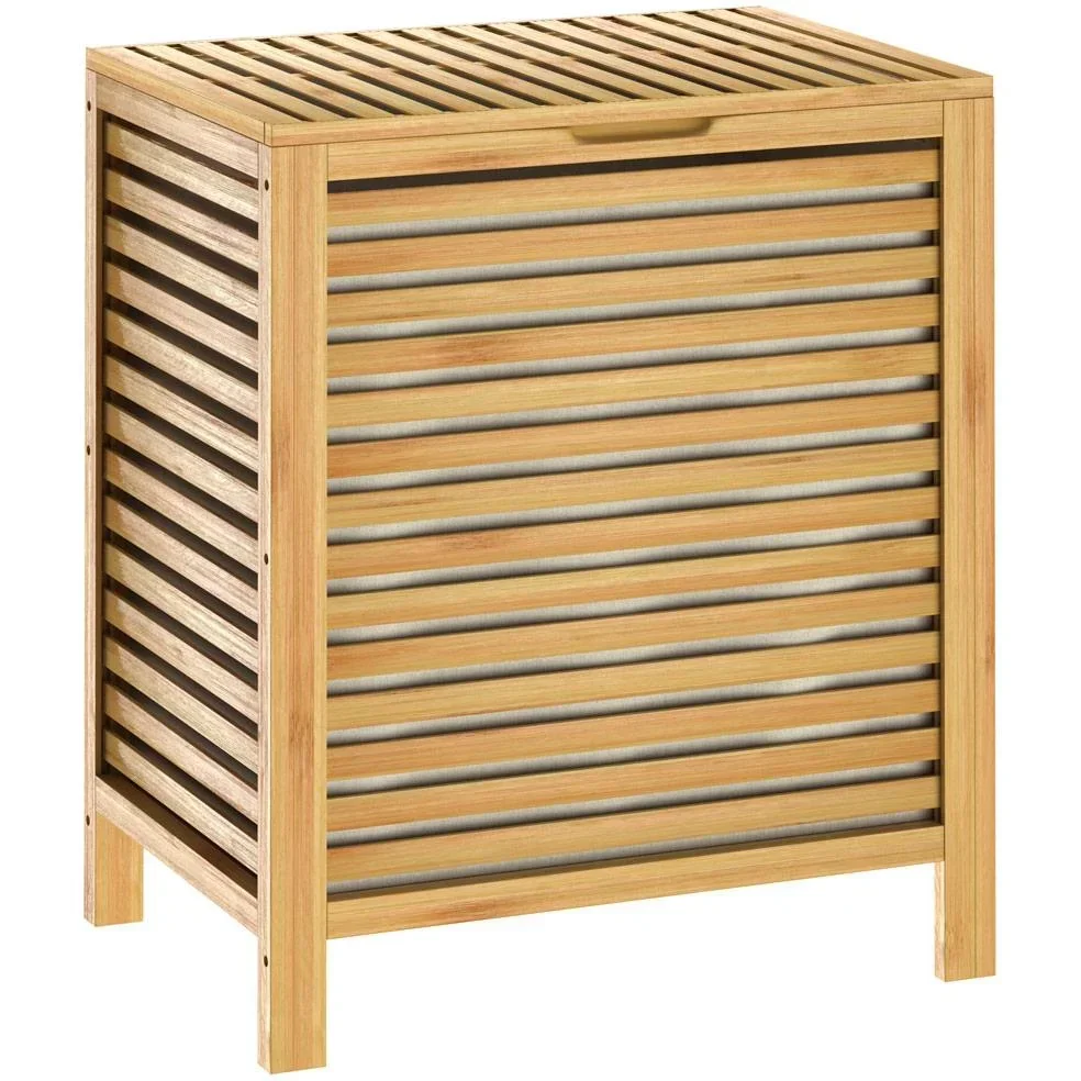 Bamboo laundry basket 62l