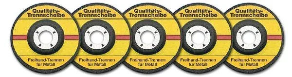 Cutting discs 230 mm - 5 pieces - thickness 2.5 mm, for metal