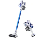 Cordless vacuum cleaner - All in 1 including charging station etc. on the battery MZ5 White/Blue