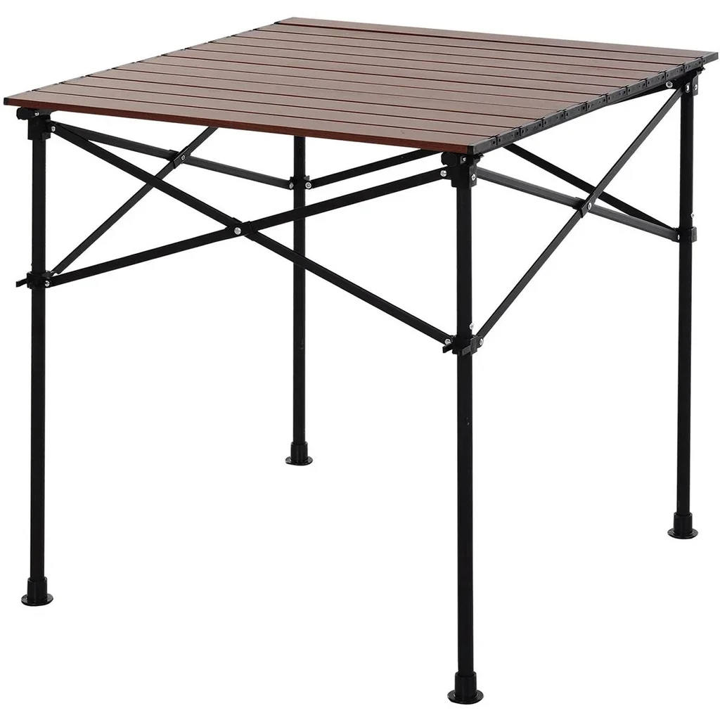Picnic table, dark brown