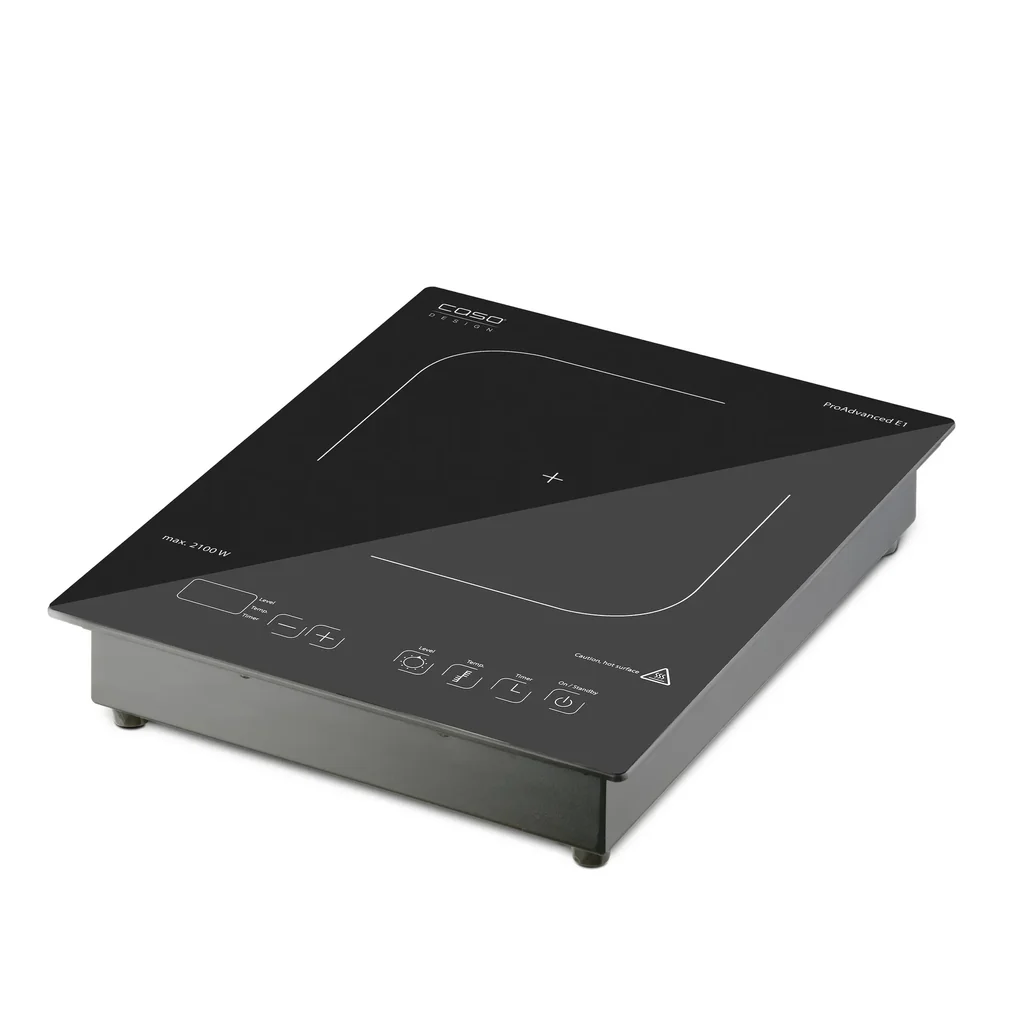 Single induction hob "ProAdvanced E1", 12 temperature levels, Ø 12-24 cm, 2100 watts