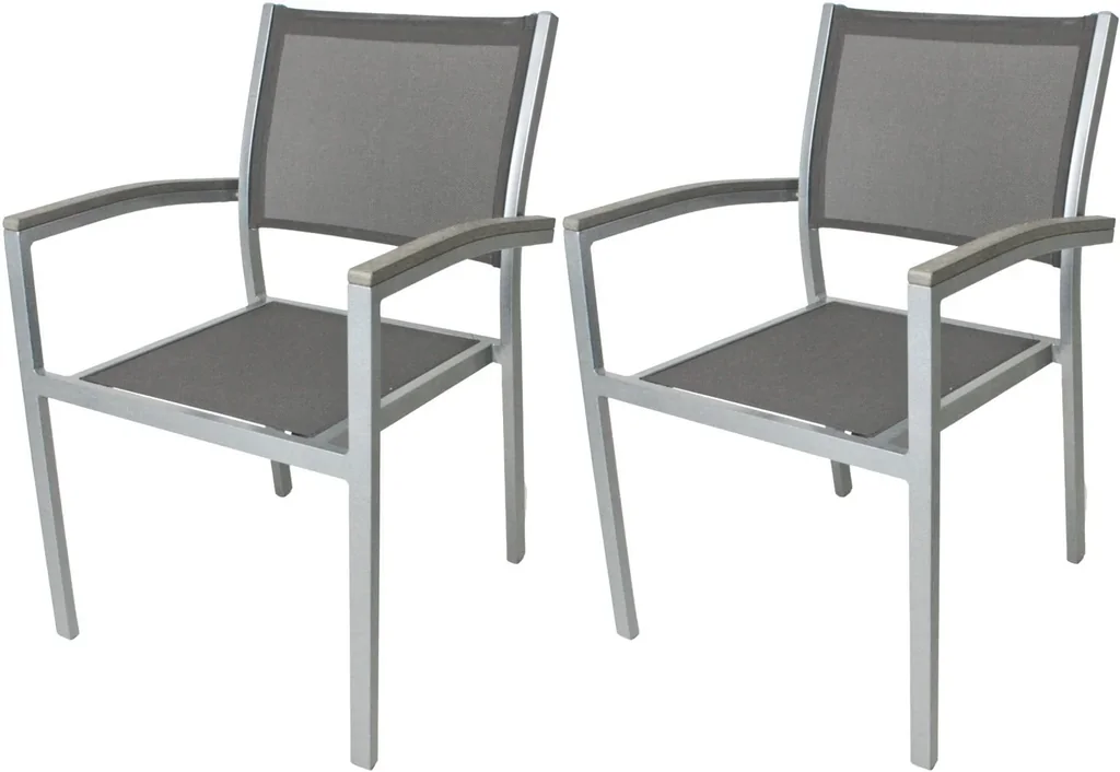 2 x stacking chairs "Grace"