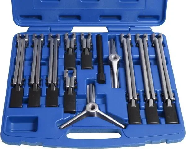 Puller set, 12 pieces, 2 + 3 arms