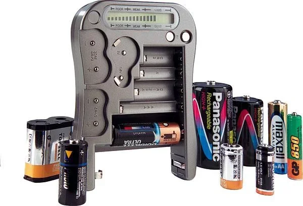 Battery tester with LCD display