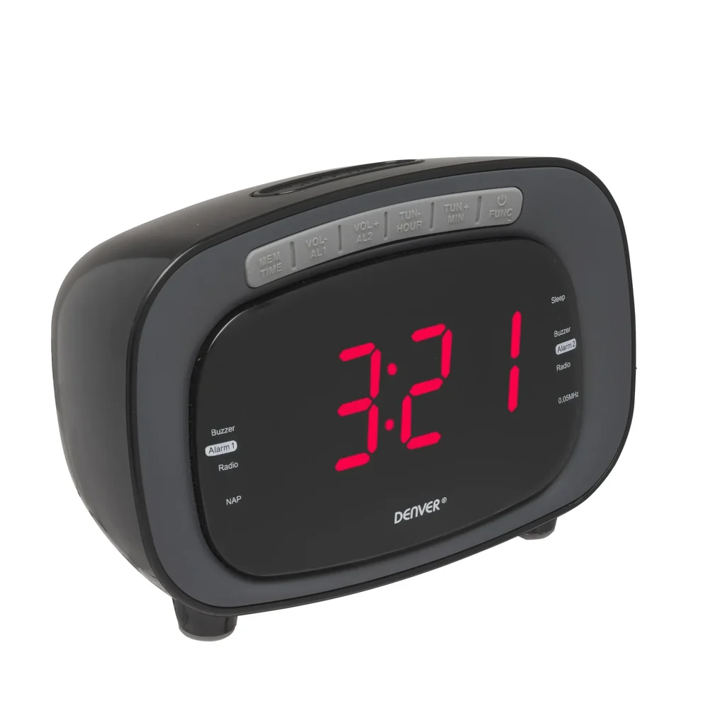 Radio alarm clock with dual timer