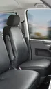 Fitted seat covers for VW T5 for single front seat made of artificial leather from 09/2009 to today