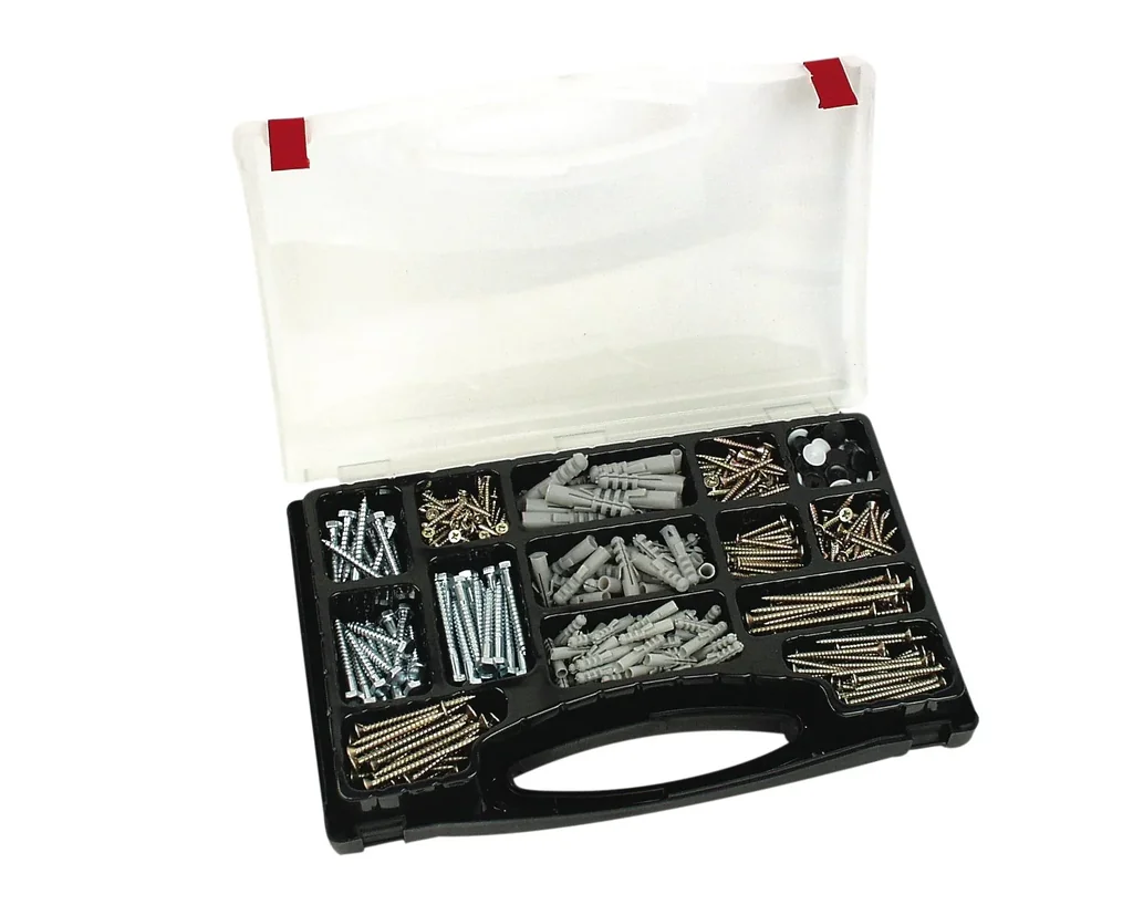 Wood screw assortment, 620 pieces