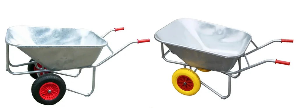 Large wheelbarrow "Farmer II", 200 liters, 2 pneumatic wheels