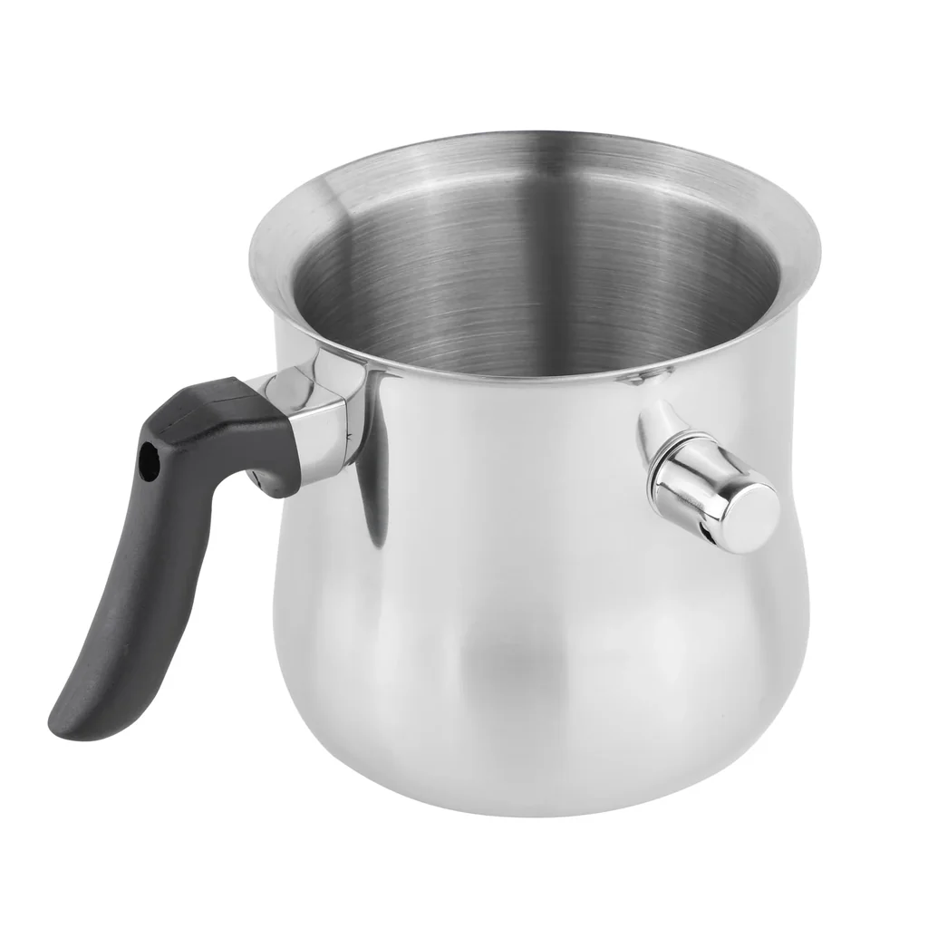Milk and simmer pot 1.2 liters, stainless steel