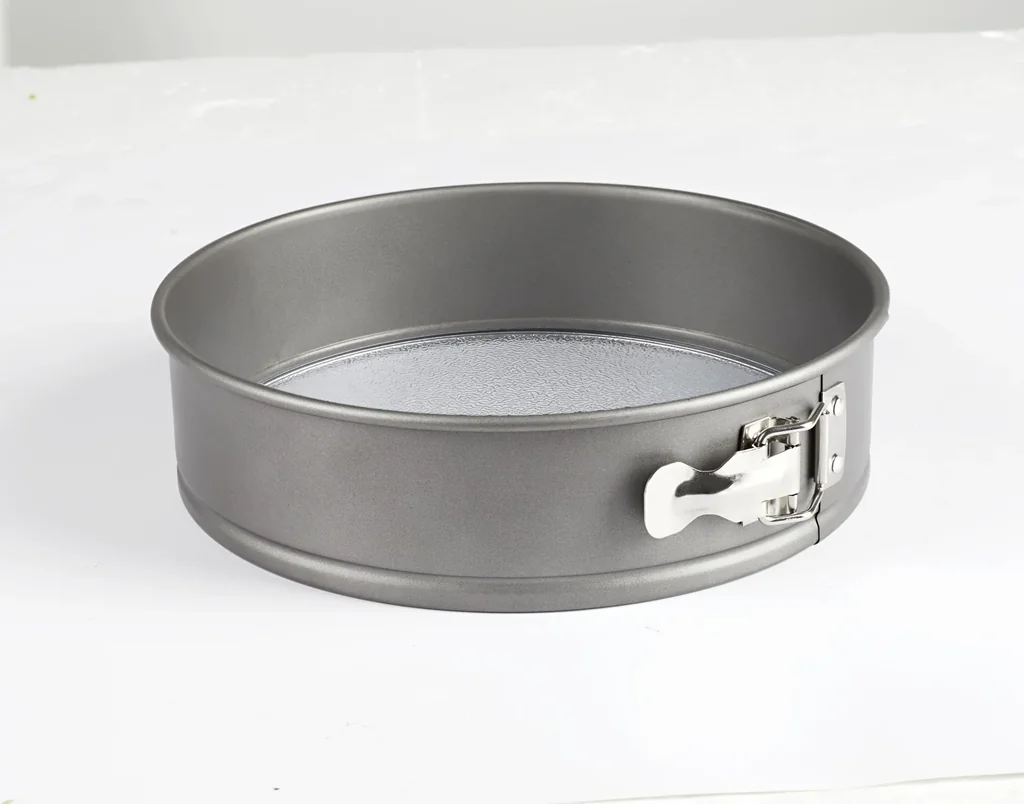 Springform pan with glass bottom, grey, 7 x 24 cm