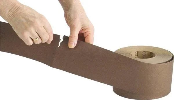 Corundum sandpaper in rolls 50 m - roll width 115 mm - K60