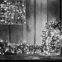 Christmas lights - 11.5 m - 160 LEDs - Cool white - With timer - For indoor and outdoor use
