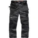 Pro Flex Plus work trousers, grey 32R