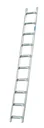 Roof ladder, 18 rungs, aluminum - width 37 cm, length 505 cm