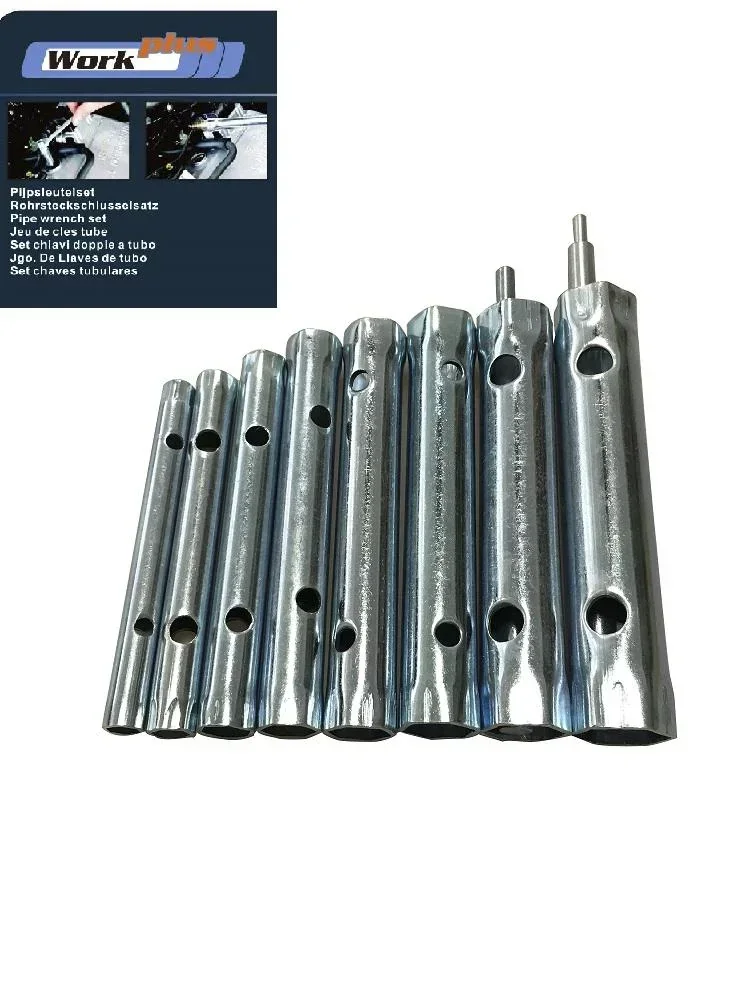 Pipe socket wrench set 6 - 22 mm, 10 pieces