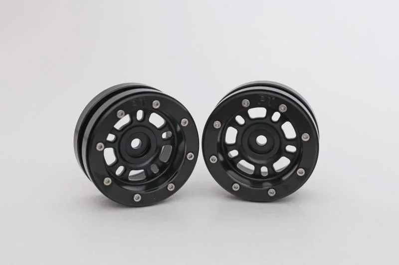 Beadlock Wheels PT- Distractor Schwarz/Schwarz 1.9 (2 St.)