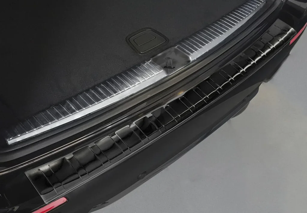 Loading sill protection stainless steel graphite / black for Mercedes E Class W213 T-Model, built from 2016>