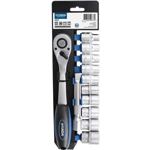1/2" socket wrench set, 12 pieces