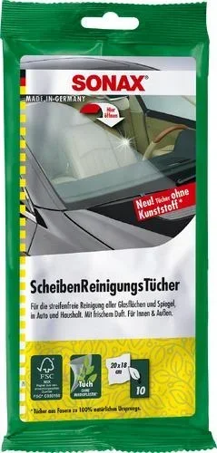Plastic cleaning wipes glossy 10 pieces