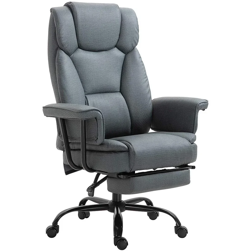 Office chair with footrest
